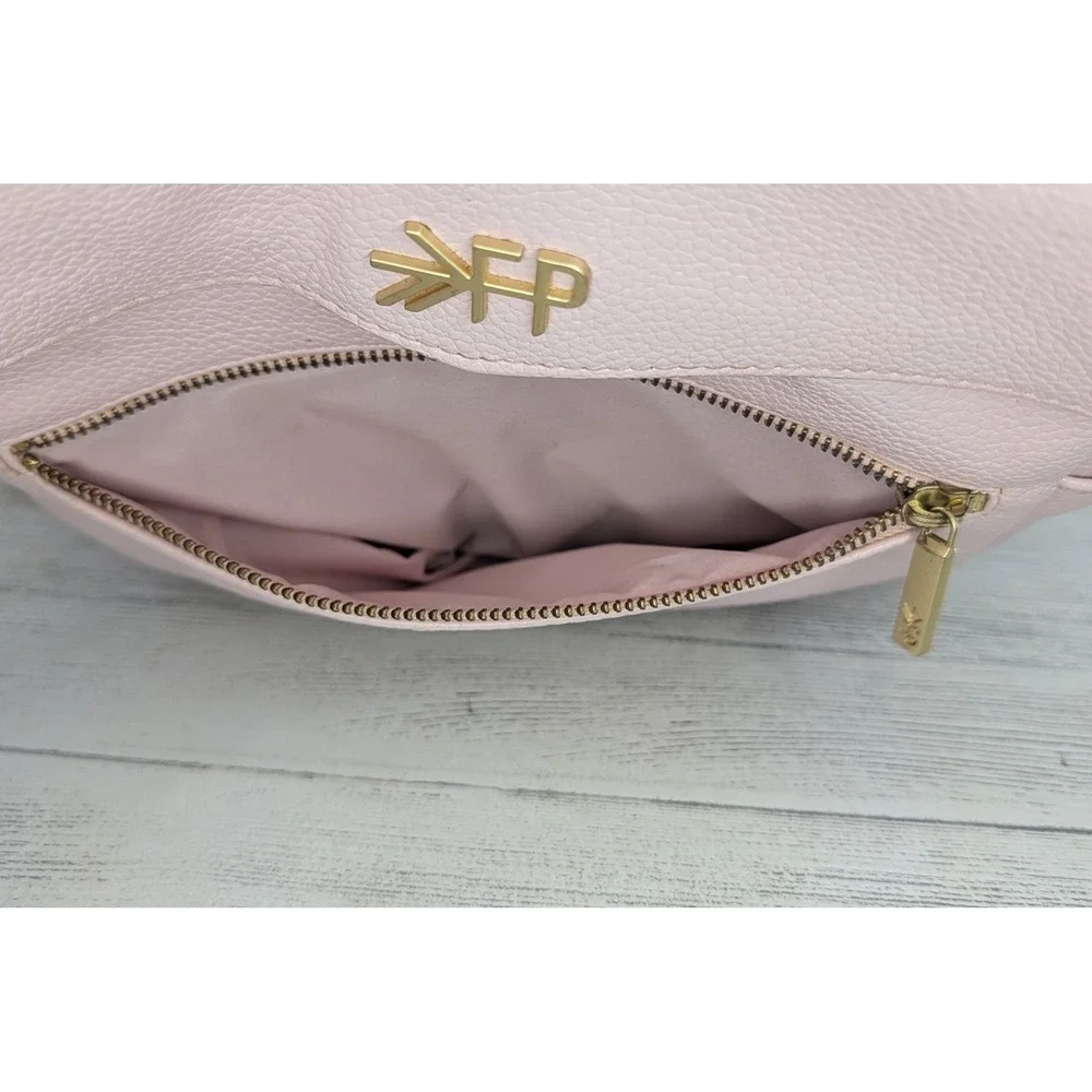 Freshly Picked Classic Diaper Bag Backpack Blush Pink Vegan Leather GoldHardware